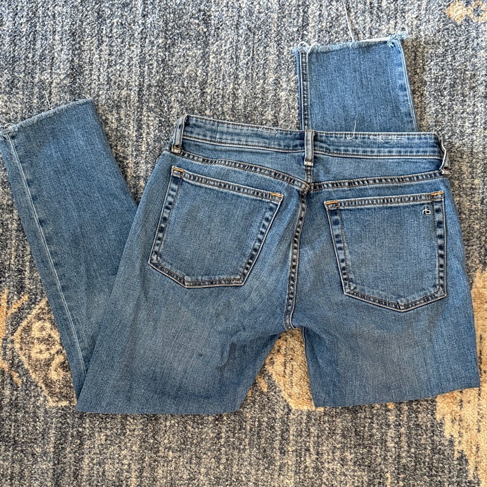 rag & bone Dre Low-Rise Slim Boyfriend Jeans - Picture 3 of 4